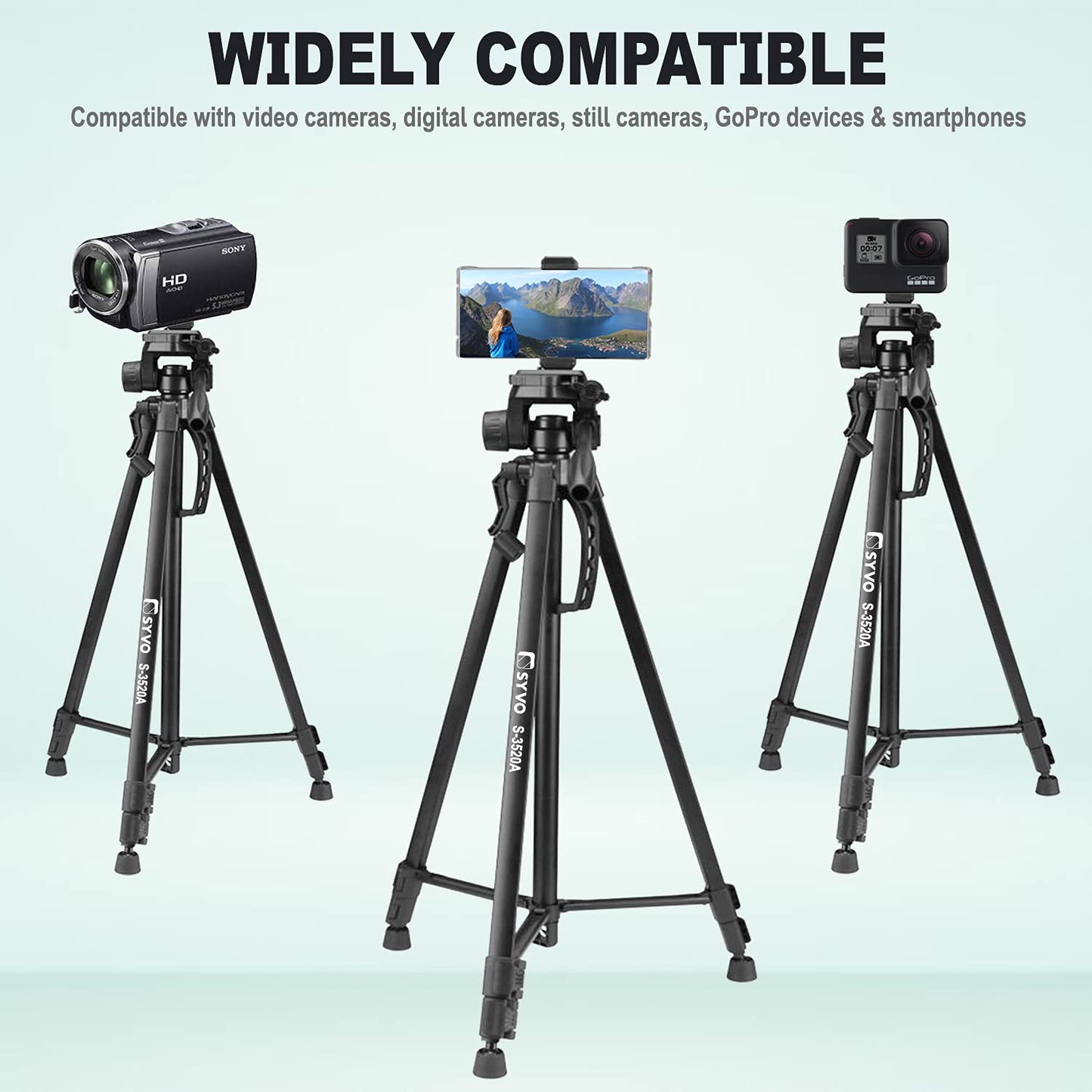 Syvo S-3520A (60-Inch) Tripod