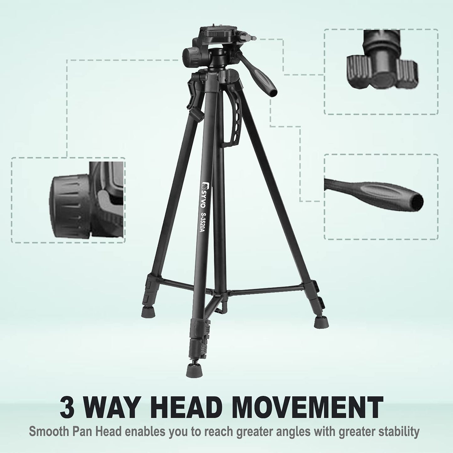 Syvo S-3520A (60-Inch) Tripod