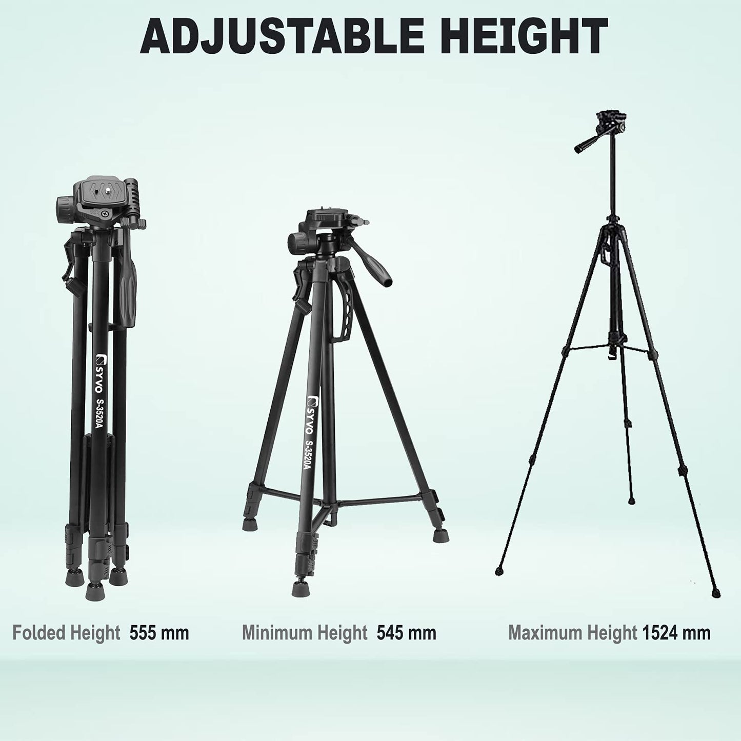 Syvo S-3520A (60-Inch) Tripod